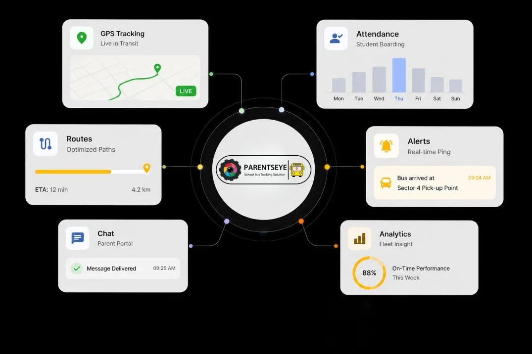 ParentsEye Services Platform Node Map